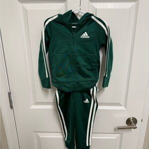 Adidas Tracksuit - Toddler Size 2T, Green